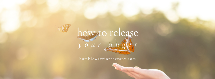 a release of a butterfly into nature to symbolize mental health and how to release anger and emotions by Rachel Gordon Castle Rock therapist